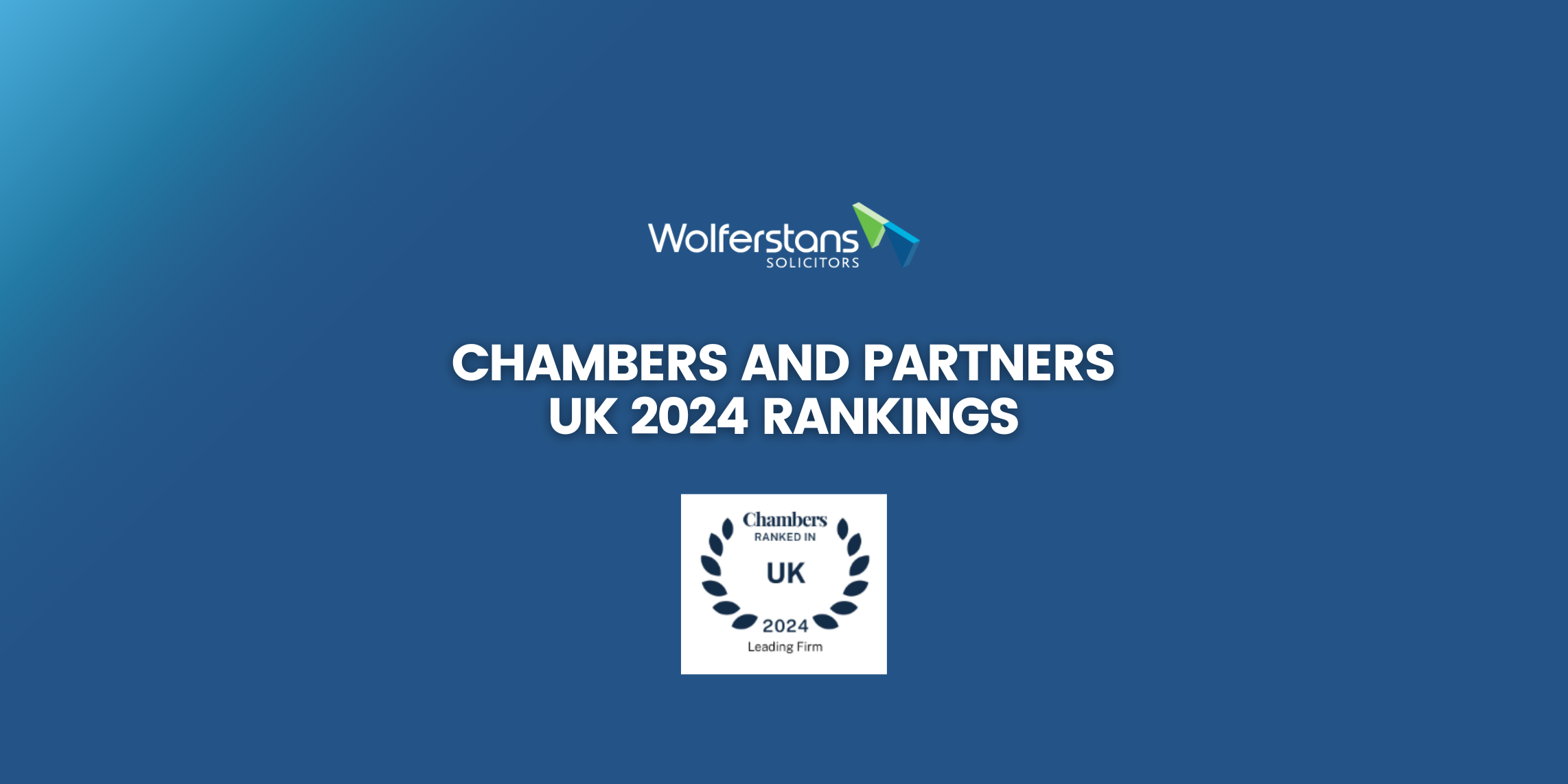 Wolferstans Solicitors Achieves Prestigious Recognition in Chambers and